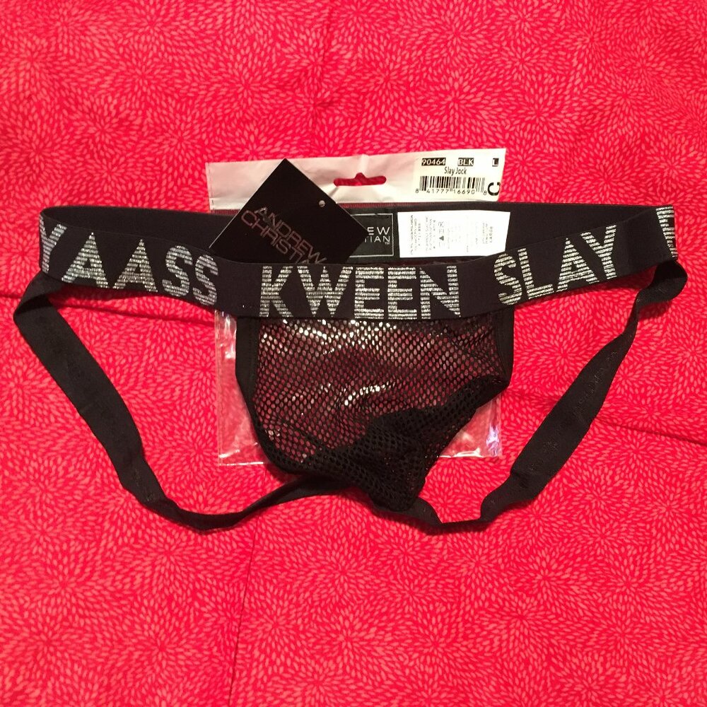 Andrew Christian Slay Jock Size LARGE 🆕🩲🌟